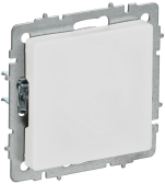 BRITE Заглушка с суппортом МЗ10-БрАБ арктический белый IEK - IEK (ИЭК), артикул BR-PL10-K91