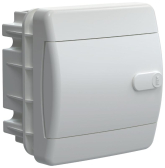 Корпус пластиковый встраиваемый на 4 модуля ЩРВ-П-4 IP41 UNION Compact белая дверь - артикул UIC-KP13-V-04-41-K01