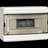 Корпус ЩРн-П-9 прозрачная дверь IP40 белый - артикул MKP22-N-09-40-16