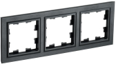 BRITE Рамка 3 поста РУ-3-БрЧ черный - артикул BR-M32-K02