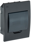Корпус модульный пл. встр. ЩРВ-П-6 черный IP41 - артикул MKP12-V-06-41-K02