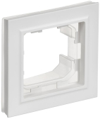 BRITE Рамка 1-местная IP44 РУ-1-БрАБ-44 арктический белый IEK - артикул BR-M12-44-K91