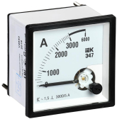 Амперметр 3000/5А 96х96 AC через трансформатор Э47 - IEK (ИЭК), артикул IPA20-6-3000-E