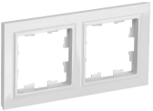 BRITE Рамка 2 поста РУ-2-БрБ белый - IEK (ИЭК), артикул BR-M22-K01