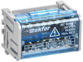 TEKFOR Шины на DIN-рейку (кросс-модуль) ШНК 2х7 L+PEN IEK - артикул TF-DN10-2-07-100