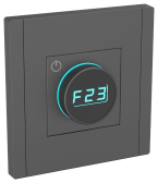 FORTE&PIANO Термостат электронный с индикацией FP352 серый IEK - артикул FP-RT11-K03