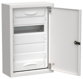 TITAN 5 Корпус металлический ЩРн-24 (1х24) 460х310х140мм IP31 белый (одна дверь) IEK - артикул TI5-50-N-024-31