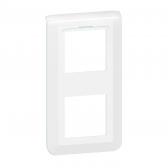 Рамка Mosaic 2x2 модуля - вертикальная - антимикробная (078723L) - артикул 078723L