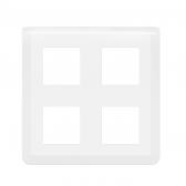 Рамка Mosaic 2x2x2 модуля - белая (078838L) - артикул 078838L