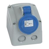 Розетка накладная - 16А - 2К+З - 230 В - IP 44 (090167) - артикул 090167