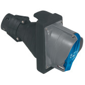 Мобильная розетка Hypra - IP 44/55 - 3К+З - 63 А - пластик/резина | 053606 | Legrand - артикул 053606