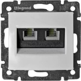 VALENA DIY Розетка телефонная 2-я RJ11 белый| 694275| Legrand - артикул 694275