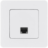 Розетка компьютерная RJ45 категория 6 UTP белый INSPIRIA - Legrand, артикул 673830