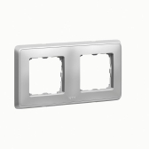 Cariva DIY Рамка 2 поста алюминий | 695974 | Legrand - артикул 695974