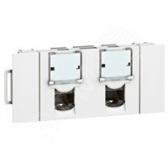 MOSAIC RJ45x2 FTP кат6 3мод CD - артикул 076546