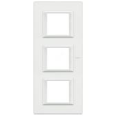 Axolute Накладки декоративные прямоугольные White/белый на 2+2+2 модуля (HA4802M3HD) - артикул HA4802M3HD