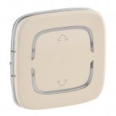 Valena ALLURE MyHome Лицевая панель для механизмов BUS/SCS С символом Вверх-вниз 2 модуля Слоновая к - артикул 755413