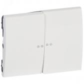Лицевая панель Galea Life двойная с индикацией White (771079) - артикул 771079