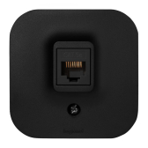 Quteo Чёрный Розетка компьютерная RJ45 кат. 5e  | 782480 | Legrand - артикул 782480