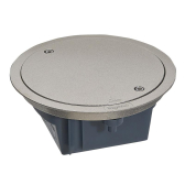 Напольная коробка круглая IP 66 со съемной крышкой 4 модуля нержавеющая сталь (088061) - Legrand, артикул 088061