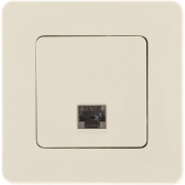 Розетка компьютерная RJ45 категория 6 UTP слоновая кость INSPIRIA - артикул 673831
