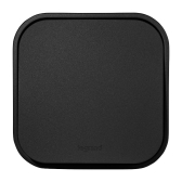 Quteo Чёрный Переключатель 1-клавишный 10A винтовые зажимы  | 782477 | Legrand - артикул 782477
