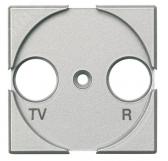 Axolute Лицевая панель для розеток TV + FM алюминий (HC4204) - артикул HC4204
