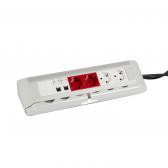 Блок розеток (4 розетки (2К+З) + бл.2XRJ45 кат.6, 1м - артикул 653534