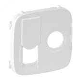 Valena ALLURE Лицевая панель розетки TV-RJ45 Белая (754835) - артикул 754835
