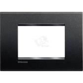 LivingLight Рамка прямоугольная 3 поста Антрацит (LNA4803AR) - артикул LNA4803AR