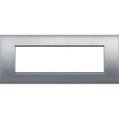 Livinglight. Рамка Air, итальянский стандарт 7 мод. Цвет ‘‘Матовый хром‘‘ (LNC4807CRS) - артикул LNC4807CRS