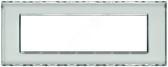 LivingLight Рамка прямоугольная, 7 модулей, цвет Kristall - артикул LND4807KR