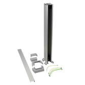 Snap-On мини-колонна алюм с крышкой 1 секция, высота 0,68 м | 653004 | Legrand - артикул 653004