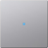 Gira E22 Алюминий Клавиша 1-ая с подсветкой | 0290203 | GIRA - артикул 0290203