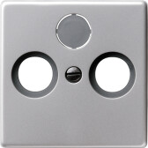 Gira E22 Алюминий Накладка TV-розетки | 0869203 | GIRA - артикул 0869203