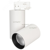 Светильник трековый SP-POLO-TRACK-TURN-R85-15W White5000 (WH-BK, 40 deg) (ARL, IP20 Металл, 3 года) (027443) - артикул 027443