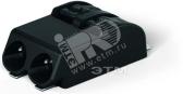 Клемма 2-полюсная для SMD монтажа черная (2060-422/998-404) - артикул 2060-422/998-404