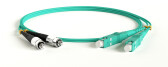 FC-D2-503-FC/PR-SC/PR-H-0.5M-LSZH-AQ Патч-корд волоконно-оптический (шнур) MM 50/125(OM3), FC-SC, 2.0 мм, duplex, LSZH, 0.5 м | 378181 | Hyperline - артикул 378181