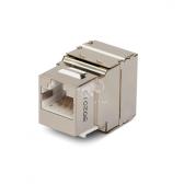 Вставка Keystone Jack RJ45(8P8C) категория 5e экранированная тип 180град. белая - артикул 36800