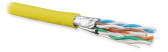 Кабель витая пара U/FTP, категор. 6a (10GBE), 4 пары (23 G), одножиль.(solid), каждая пара в экране, без общего экрана, желтый | 445120 | Hyperline - артикул 445120