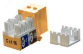Вставка KJ9-8P8C-C5e-90-OR Keystone Jack RJ-45(8P8C) категория 5e оранжевая (KJ9-8P8C-C5e-90-OR) - артикул KJ9-8P8C-C5e-90-OR