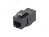 Адаптер CA2-KJ-C6-BK проходной (coupler) RJ-45(8P8C) формата Keystone Jack (CA2-KJ-C6-BK) - артикул CA2-KJ-C6-BK