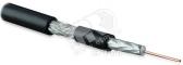 COAX-SAT703N-BK-500 Кабель коаксиальный SAT703N,75Ом,жила-17AWG(1.13 mm,медь,solid),экран-фольга+оплетка, изоляцияPVC,черн.(бухта500м)|49088|Hyperline - Hyperline