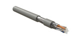 Кабель для сетей Industrial Ethernet, категория 6, 4x2x23 G, однопроволочные жилы (solid), F/UTP, серый | 444047 | Hyperline - артикул 444047