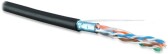 Витая пара экранированная F/UTP категория 5e 4 пары(24 AWG) одножильная LSZH нг(С) HF черный (236290) - артикул 236290