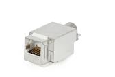 Вставка Keystone Jack RJ-45(8P8C) категория 5e экранированная Dual IDC(110&Krone type) белая - артикул 24413