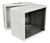 Шкаф настенный 19 дюймовый SD2 12U 604x600х500 серый (собранный) (WZ-3505-01-M3-011) - артикул WZ-3505-01-M3-011