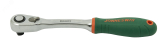 Рукоятка трещоточная 1/4''DR, 60 зубцов, 140 мм - артикул 046030