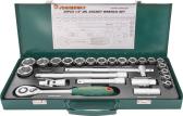 Набор головок торцевых 1/2''DR, 10-32 мм, 25 предметов - артикул 047223