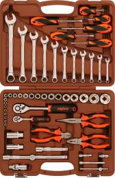 Набор инструмента универсальный 1/4'', 1/2''DR, 55 предметов - артикул 055005